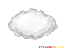 Graue Wolke Clipart, Bild, Cartoon, Comic, Illustration