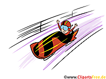 Bobsport Clipart, Bild, Illustration - Wintersportarten Bilder