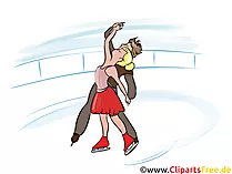 Eistanz Wintersport Bilder, Cliparts, Illustrationen