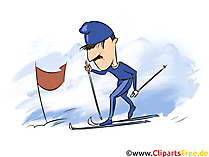Ski Wintersportart Bilder, Cliparts, Grafiken