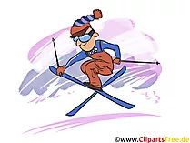 Wintersport Bilder - Ski Alpin Clipart