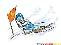 Wintersport Bilder - Skipsport, Slalom