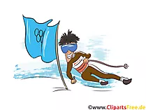 Wintersport Ski Alpin Cliparts, Bilder, Grafiken