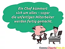 Spruch über den Chef - Spruchbilder kostenlos