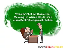 Witziger Spruch über deinen Chef - Spruchbilder zum Verschicken