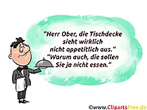Kellner Witze als Bilder