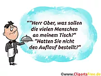 Lustige Kellner-Witze zum Lachen