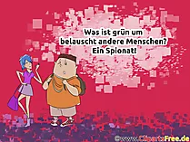 Spionen Witze - Scherzfrage über Spionat