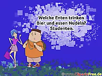 Studentenwitze - Was essen Studenten
