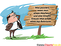 Witz über Tiere, Giraffe, Maulwurf - Scherzfragen mit Antworten