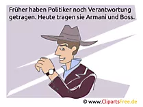 Politikwitze als Bilder mit Illustrationen