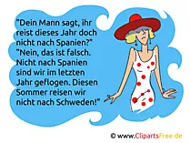 Witze zum Lachen und Verschicken zum Thema Urlaub